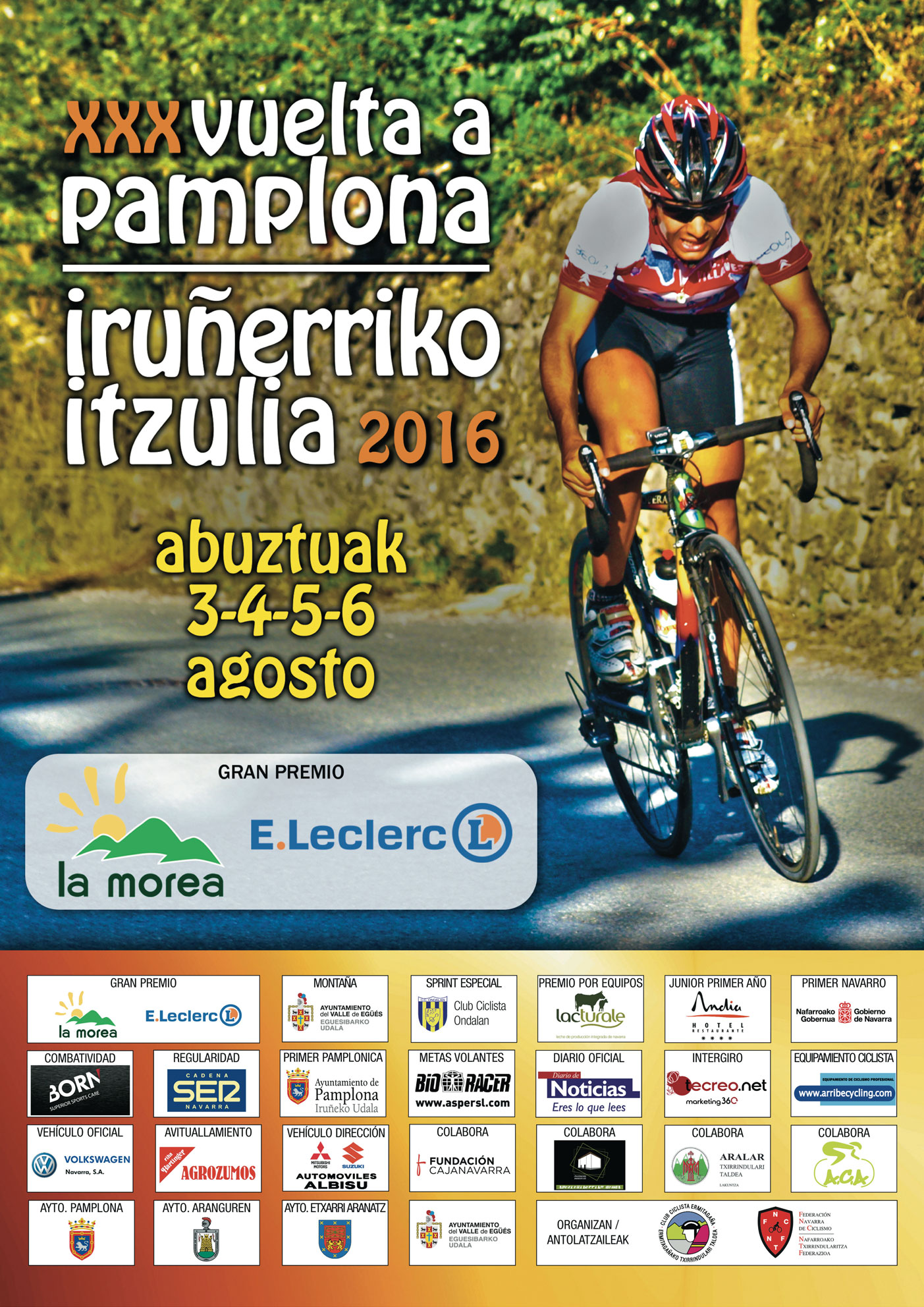 Vuelta ciclista Pamplona pasa por Lezkairu