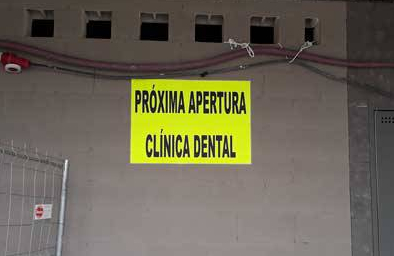 Próxima apertura: clínica dental