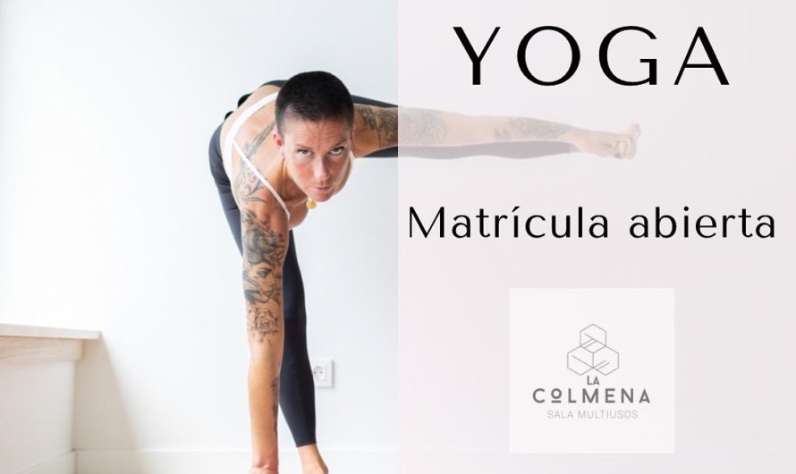 Yoga en la sala multiusos La Colmena, por Elena Hernáez