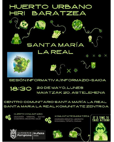Presentación del proyecto de huerto urbano de Santa María la Real