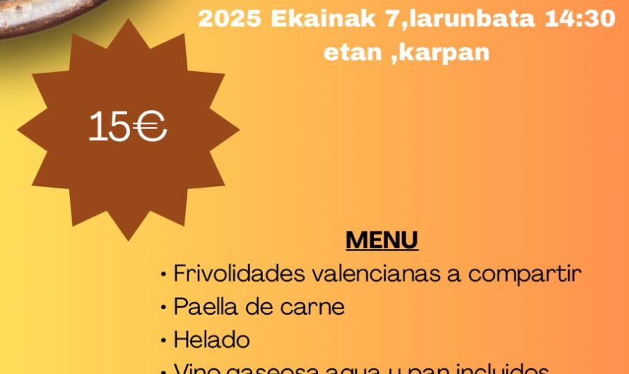 Comida popular 7 de junio