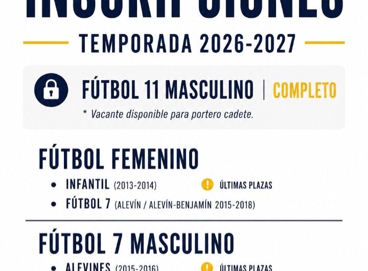 Últimas plazas para la temporada 26-27 en CD Lezkairu